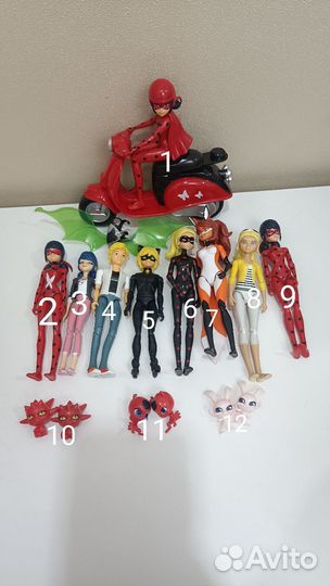 Куклы мини Леди Баг, Руж, Маринет, Супер кот