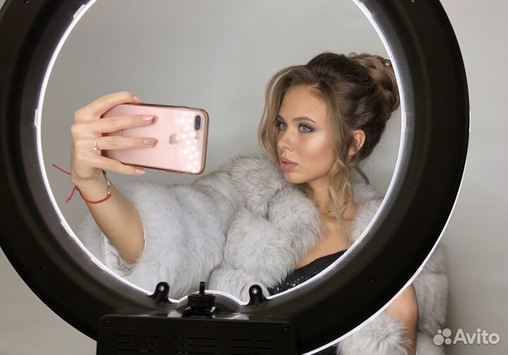 Кольцевые лампы +штатив 2 метра