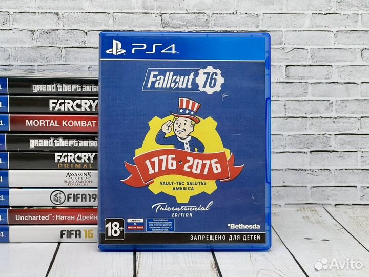 Fallout 76 ps4 диск