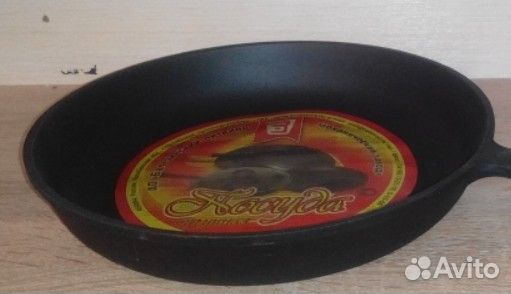 Сковорода чугунная 240/50