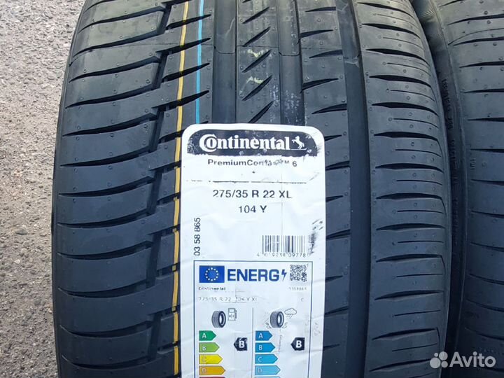 Continental ContiPremiumContact 6 275/35 R22 и 315/30 R22 107Y