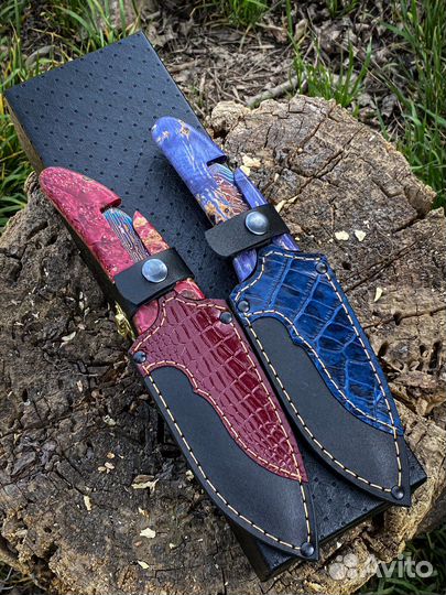 Нож перо дамаск