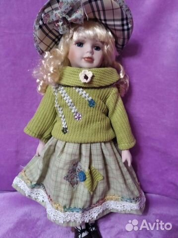 Кукла фарфоровая коллекционная