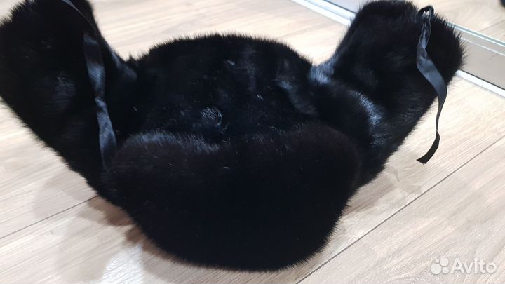 Норковая шапка мужская