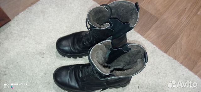 Берцы зимние 42 размер (Натуральная кожа и мех)