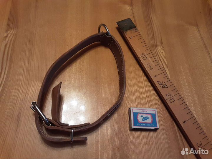 Новый кожаный ошейник