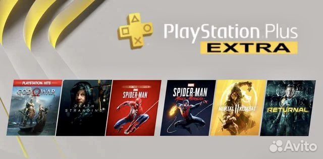 Подписка PS Plus Extra и Deluxe 12