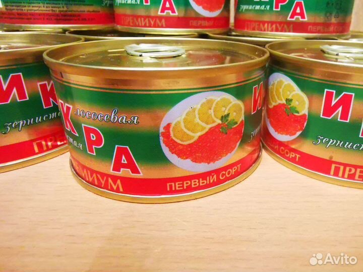 Икра красная в ж/б
