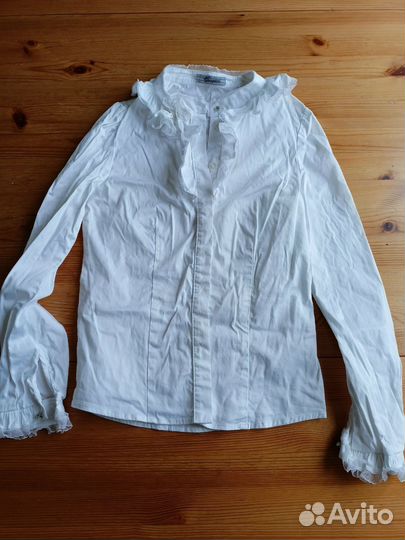 Блузка белая школьная 152