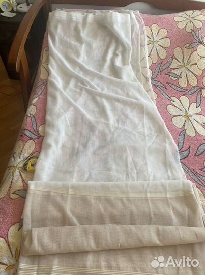 Тюль готовый на шторной ленте