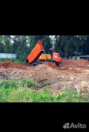 Вывоз грунт земля гилина Котлована Из участка