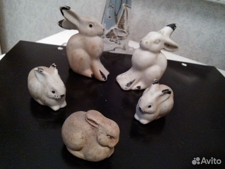 Символы Нового года - зайчата