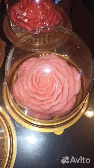 Роза в колбе. Мыло ручной работы