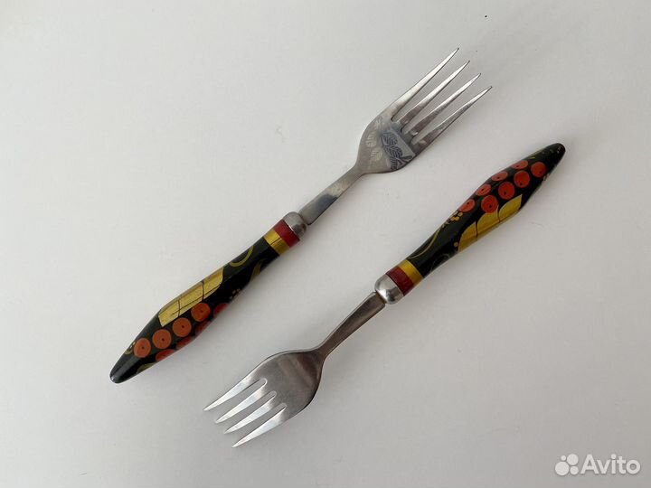 Столовые приборы СССР хохлома