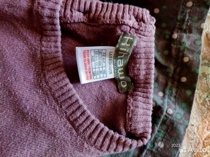 Детские вещи пакетом для девочек 128-140