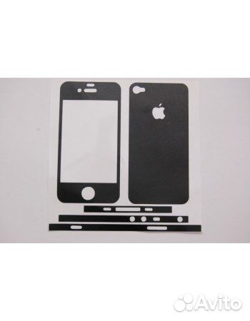 Наклейка (черная) на iPhone 6