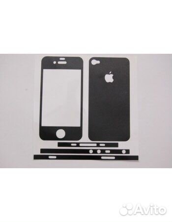 Наклейка (черная) на iPhone 6