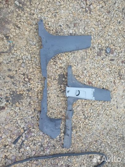 Пластик порогов и стоек kia Rio 2 jd