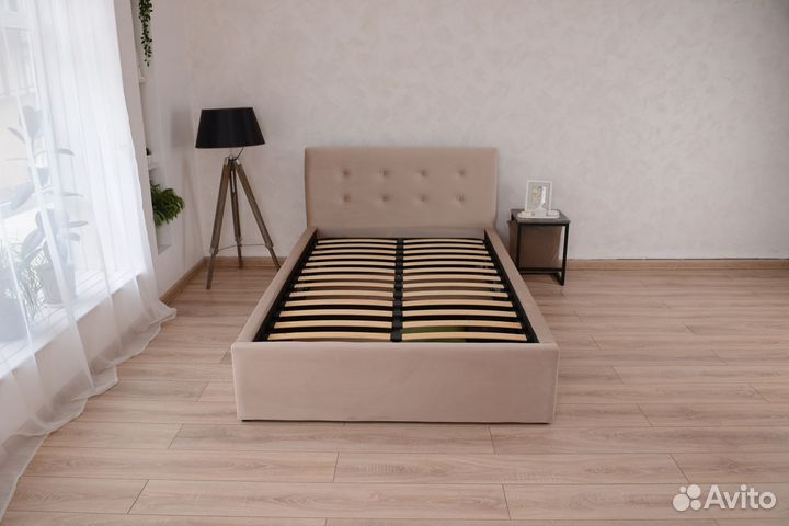 Кровать 120х200 Роза велюр