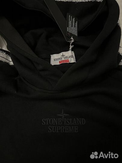 Худи Stone Island x Supreme