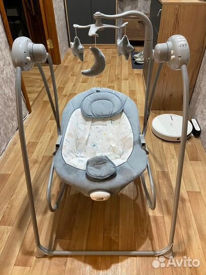 Детские электроные качели 2в 1