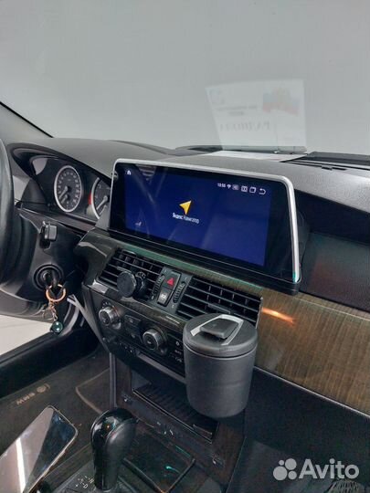 Штатный монитор BMW 5 E60 6/128GB CIC Android 12