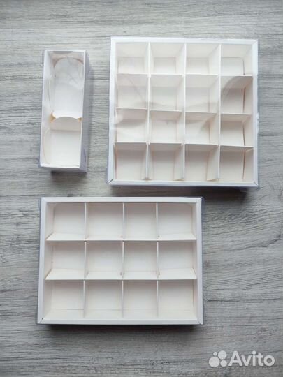 Коробки для конфет с разделителями