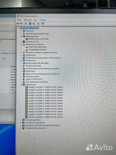Intel Core i5 10400F/ 32Gb XMP/ RTX 3060/ SSD