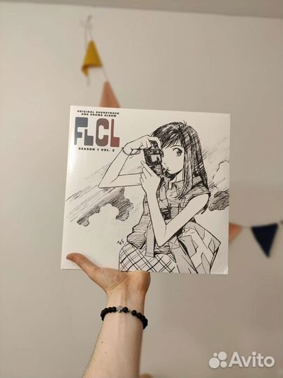 Furi Kuri сезон 1 vol.2 винил цветной аниме flcl