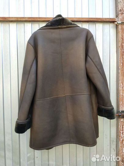 Дубленка куртка мужская зимняя