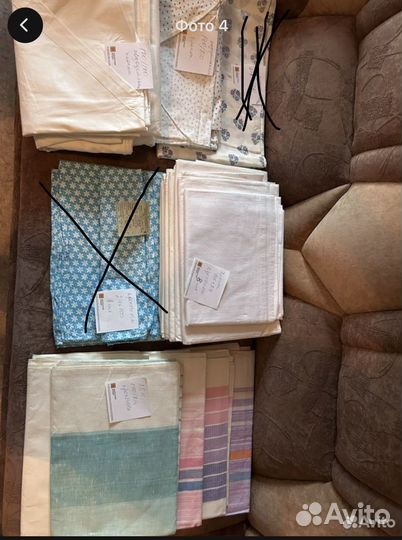 Простынь лен ссср/полотенца/пододеяльник/тканьссср