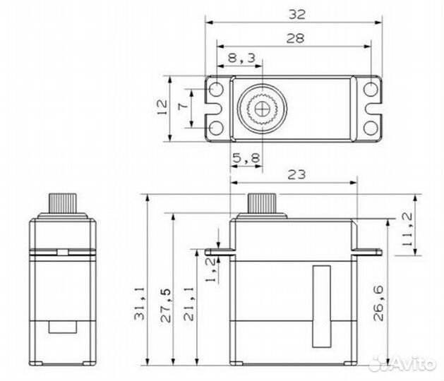 Сервопривод KST X12-508