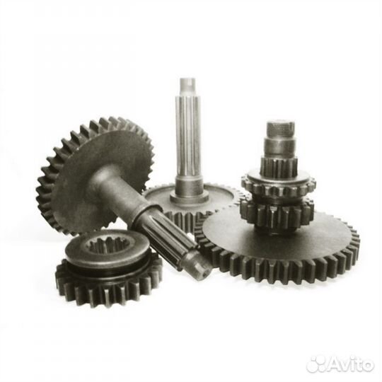 Комплект шестерен 1:3.7 в пониженный ряд рк УАЗ