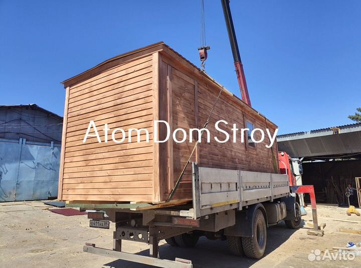 Бытовка деревянная утепленная с электрикой