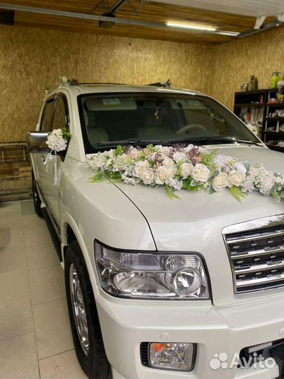 Свадебные украшения на машину аренда