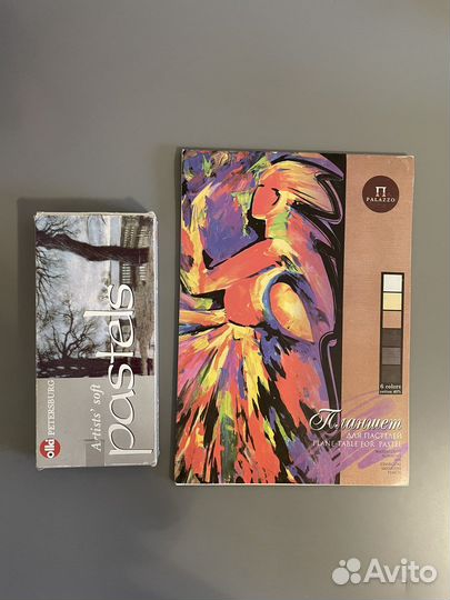 Пастель сухая + бумага для пастели