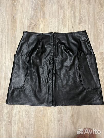 Кожаная(зам)юбка Reserved