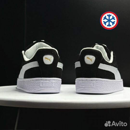 Кроссовки зимние Puma Suede XL green label