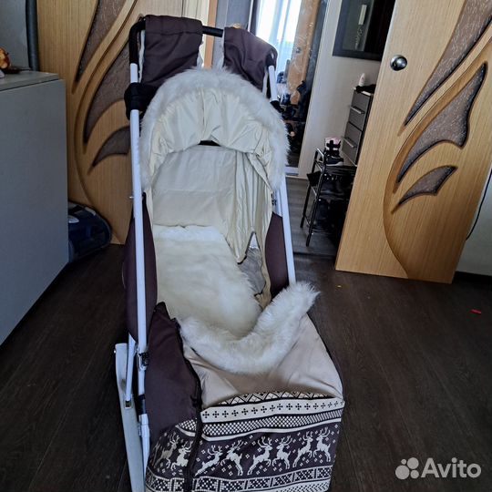 Коляска санки