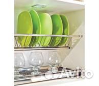 Сушка для посуды из нержавеющей стали в шкаф 80 см