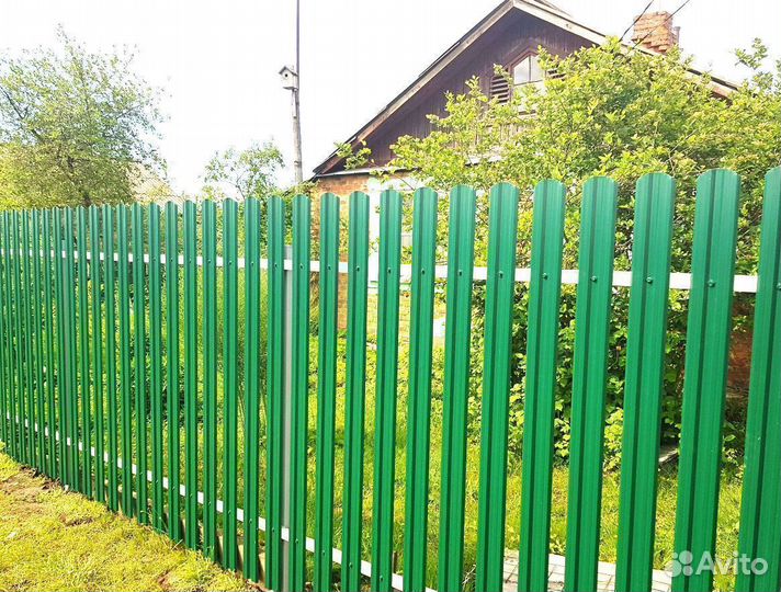 Штакетник металлический