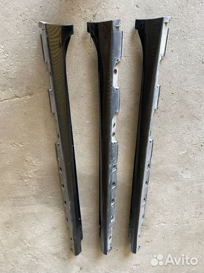 Пороги Toyota camry V70 оригинал черные