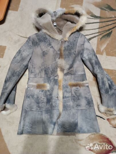 Зимняя одежда дубленка шуба женская 42 -44 и 44-46