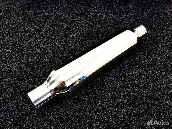 Резонатор спортивный прямоточный 63мм - длина 50см