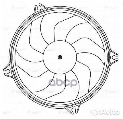 Вентилятор радиатора citroen berlingo/peugeot