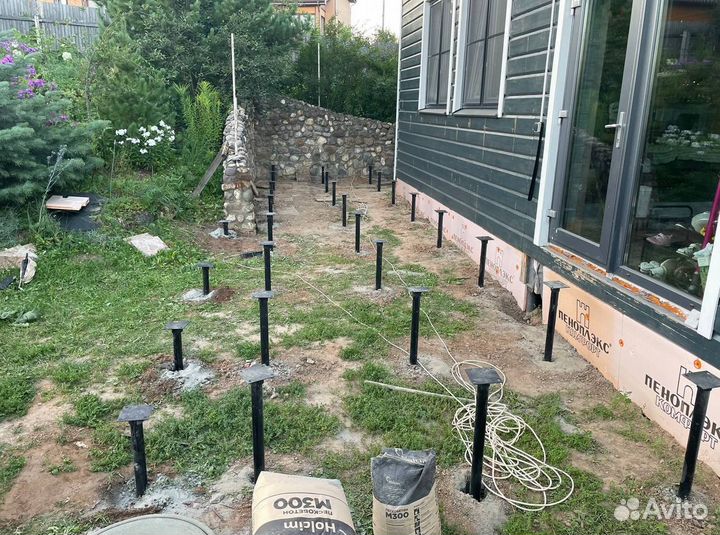 Винтовые сваи под ключ