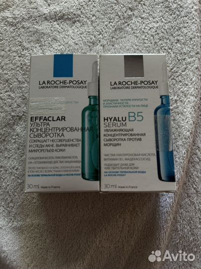 La roche posay сыворотки effaclar, hyalu serum B5