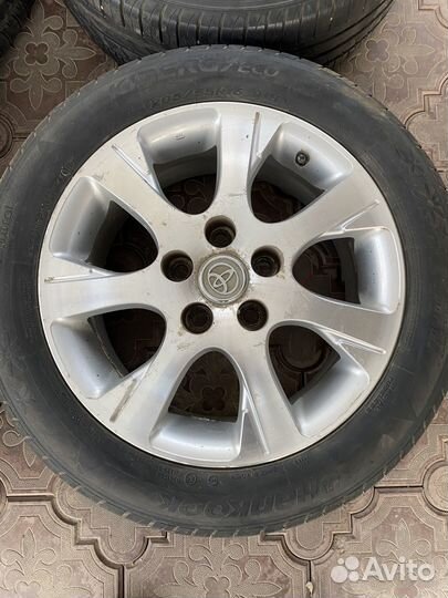 Летние шины hankook 205/55 r16 на дисках с а/м Toy