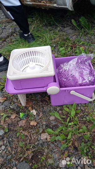 Складное ведро с отжимом