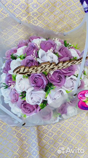 Букет из пенных цветов 8 марта